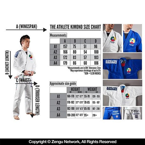 Scramble-"Athlete" Blue-Jiu Jitsu Gi-4